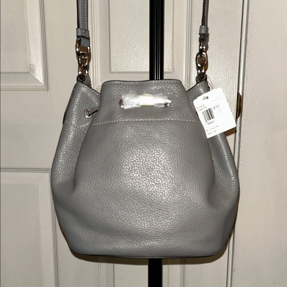 Coach Elle Pebble Leather Drawstring Bag, NWT - Picture 9 of 15